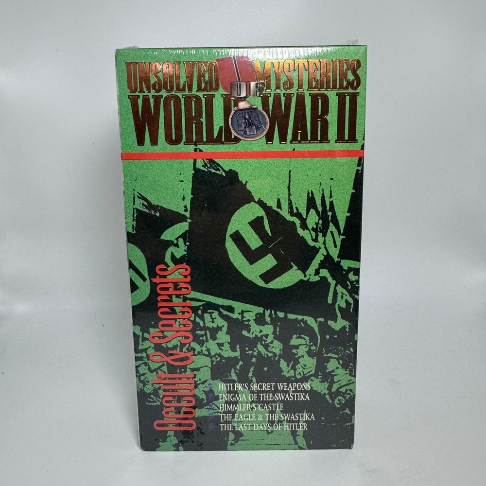 Unsolved Mysteries of World War II Occult & Secrets 2-Video VHS Set Madacy 1996